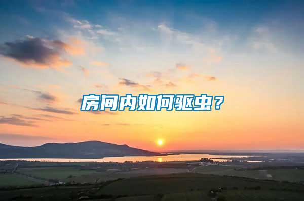 房間內如何驅蟲？