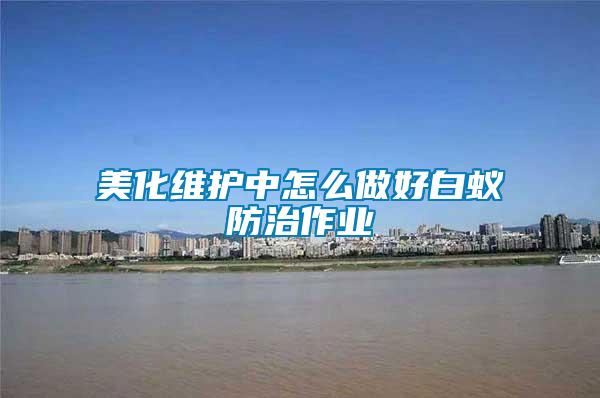 美化維護中怎么做好白蟻防治作業(yè)