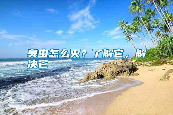 臭蟲怎么滅？了解它，解決它