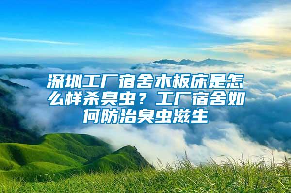 深圳工廠宿舍木板床是怎么樣殺臭蟲？工廠宿舍如何防治臭蟲滋生