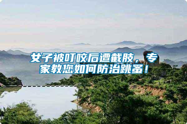 女子被叮咬后遭截肢，專家教您如何防治跳蚤！