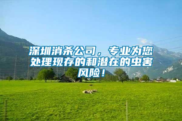 深圳消殺公司，專業(yè)為您處理現(xiàn)存的和潛在的蟲害風(fēng)險(xiǎn)！