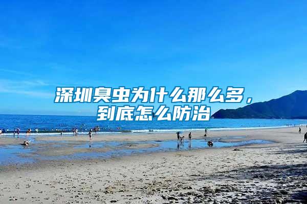 深圳臭蟲為什么那么多，到底怎么防治