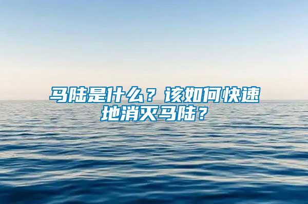 馬陸是什么？該如何快速地消滅馬陸？
