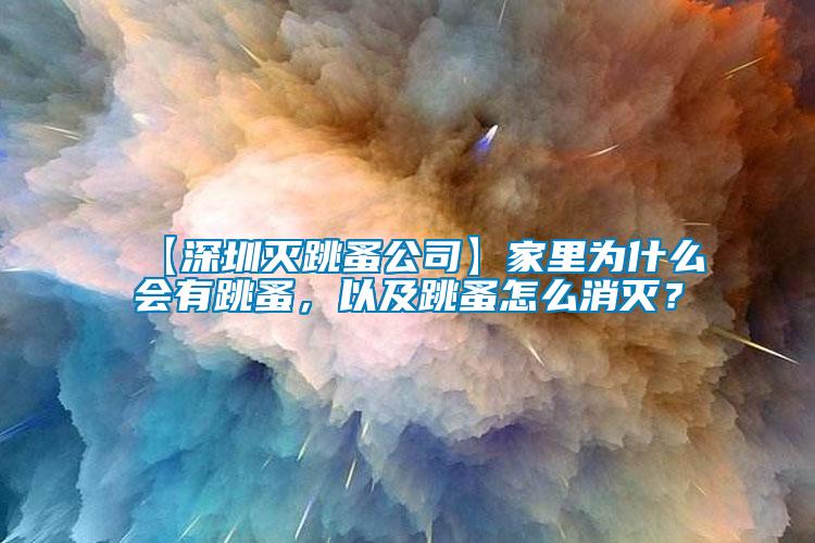 【深圳滅跳蚤公司】家里為什么會(huì)有跳蚤，以及跳蚤怎么消滅？
