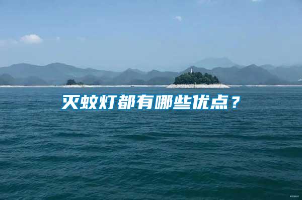 滅蚊燈都有哪些優(yōu)點(diǎn)？