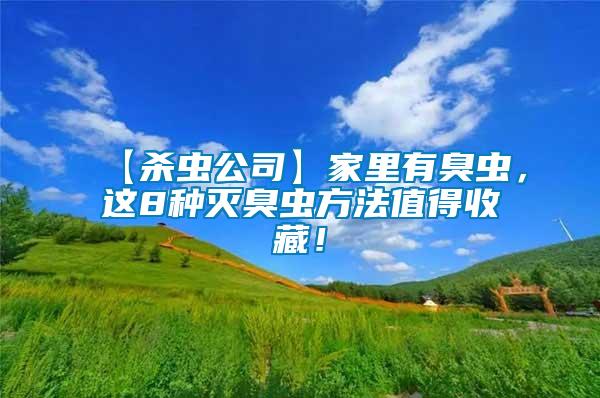 【殺蟲公司】家里有臭蟲，這8種滅臭蟲方法值得收藏！