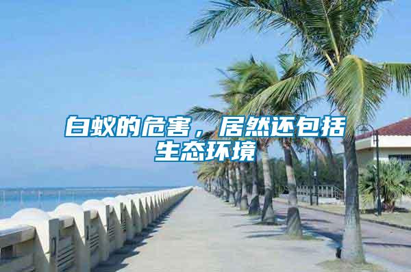 白蟻的危害，居然還包括生態(tài)環(huán)境