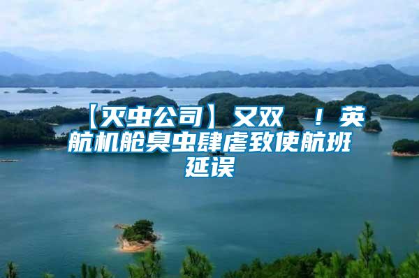 【滅蟲公司】又雙叒叕！英航機艙臭蟲肆虐致使航班延誤