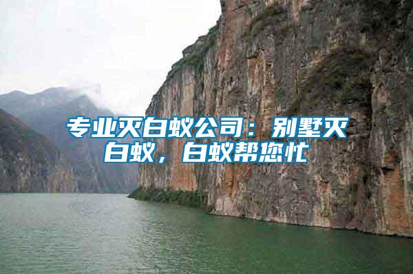 專業(yè)滅白蟻公司：別墅滅白蟻，白蟻幫您忙