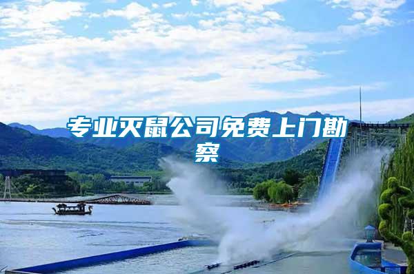 專業(yè)滅鼠公司免費(fèi)上門(mén)勘察
