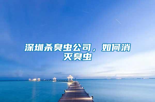 深圳殺臭蟲(chóng)公司，如何消滅臭蟲(chóng)