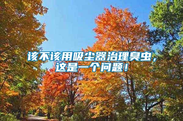該不該用吸塵器治理臭蟲(chóng)，這是一個(gè)問(wèn)題！