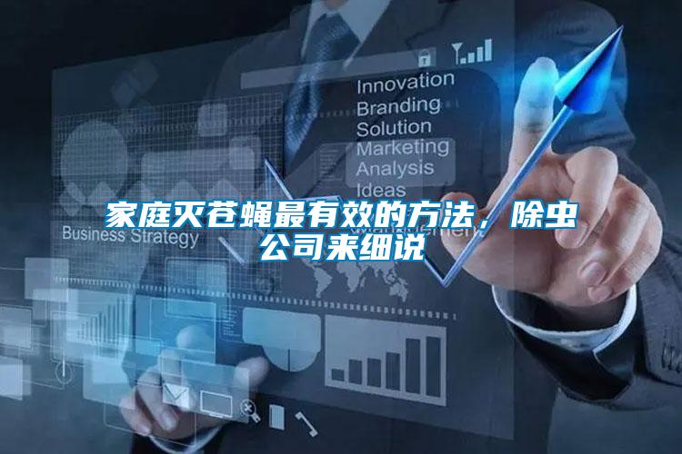 家庭滅蒼蠅最有效的方法，除蟲公司來細(xì)說