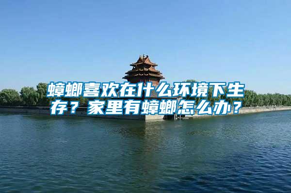 蟑螂喜歡在什么環(huán)境下生存？家里有蟑螂怎么辦？