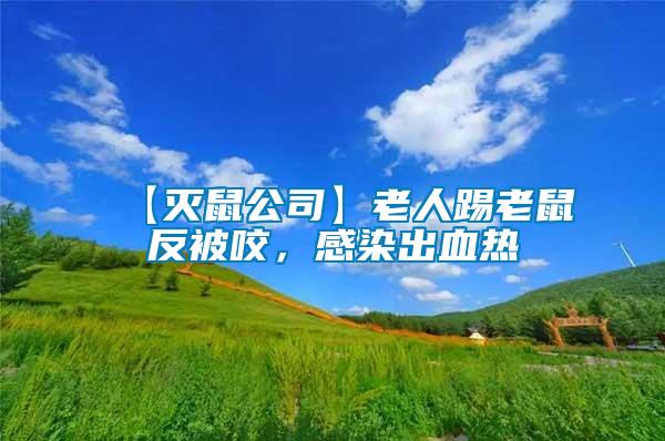【滅鼠公司】老人踢老鼠反被咬，感染出血熱