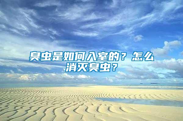 臭蟲是如何入室的？怎么消滅臭蟲？