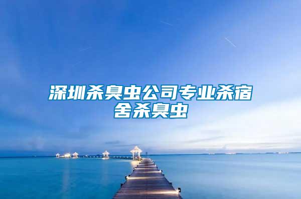 深圳殺臭蟲(chóng)公司專業(yè)殺宿舍殺臭蟲(chóng)
