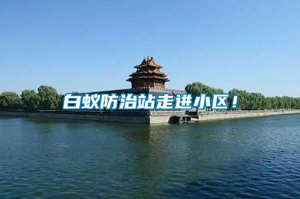 白蟻防治站走進(jìn)小區(qū)！