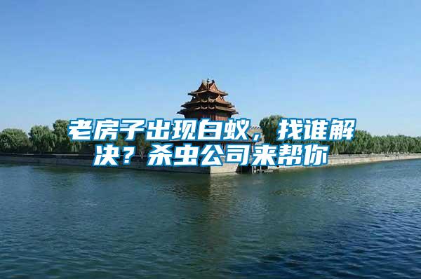 老房子出現(xiàn)白蟻，找誰解決？殺蟲公司來幫你