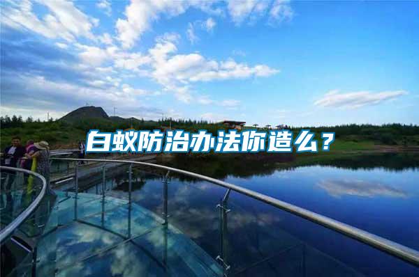 白蟻防治辦法你造么？
