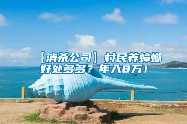 【消殺公司】村民養(yǎng)蟑螂好處多多？年入8萬(wàn)！