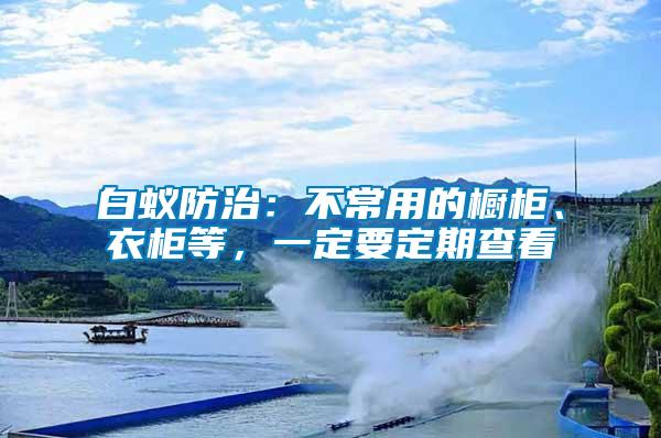 白蟻防治：不常用的櫥柜、衣柜等，一定要定期查看