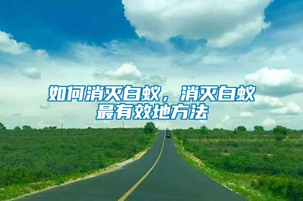 如何消滅白蟻，消滅白蟻?zhàn)钣行У胤椒?/></p>
             <p style=