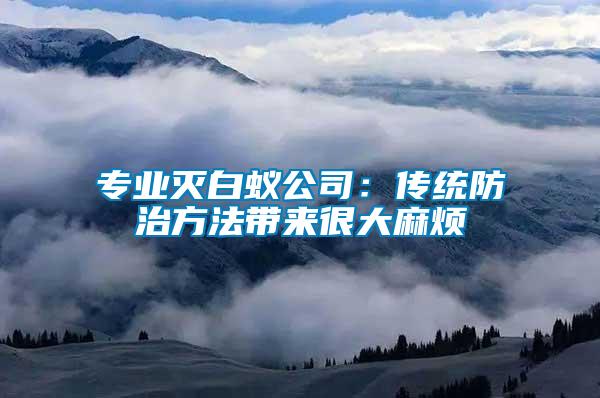 專業(yè)滅白蟻公司：傳統(tǒng)防治方法帶來(lái)很大麻煩