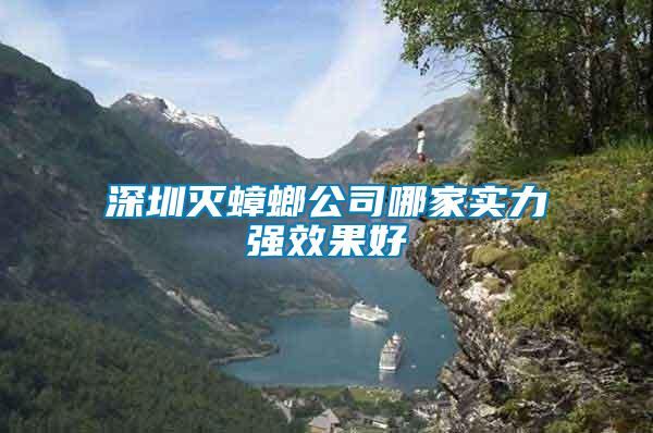 深圳滅蟑螂公司哪家實(shí)力強(qiáng)效果好