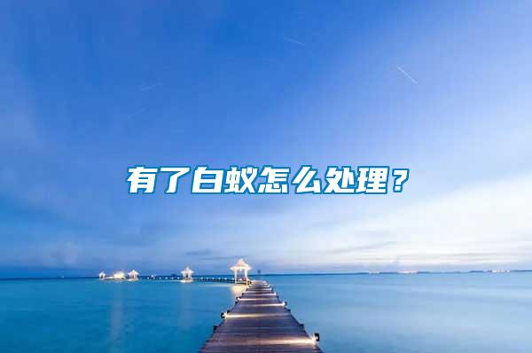有了白蟻怎么處理？