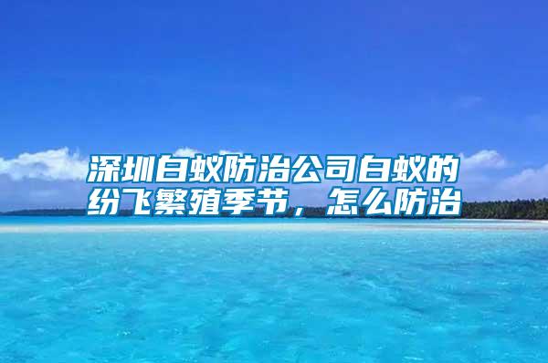 深圳白蟻防治公司白蟻的紛飛繁殖季節(jié)，怎么防治