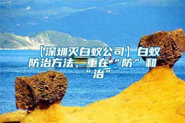 【深圳滅白蟻公司】白蟻防治方法，重在“防”和“治”