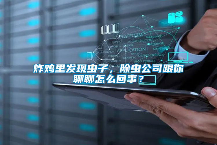 炸雞里發(fā)現(xiàn)蟲子，除蟲公司跟你聊聊怎么回事？