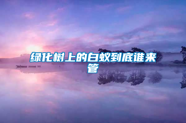 綠化樹(shù)上的白蟻到底誰(shuí)來(lái)管